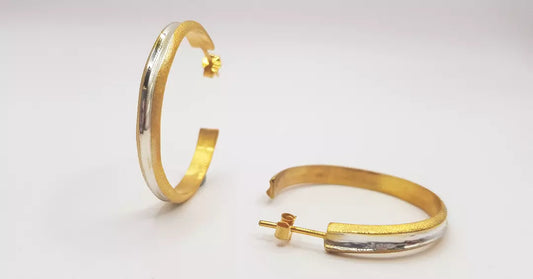 Oluklu Halka Küpe Takımı