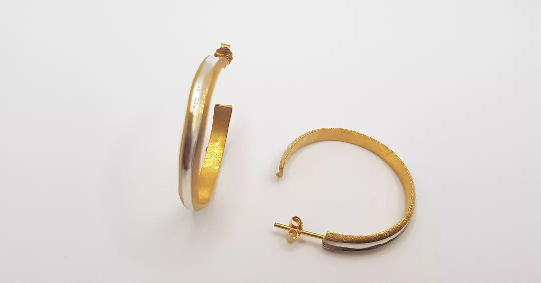 Oluklu Halka Küpe Takımı