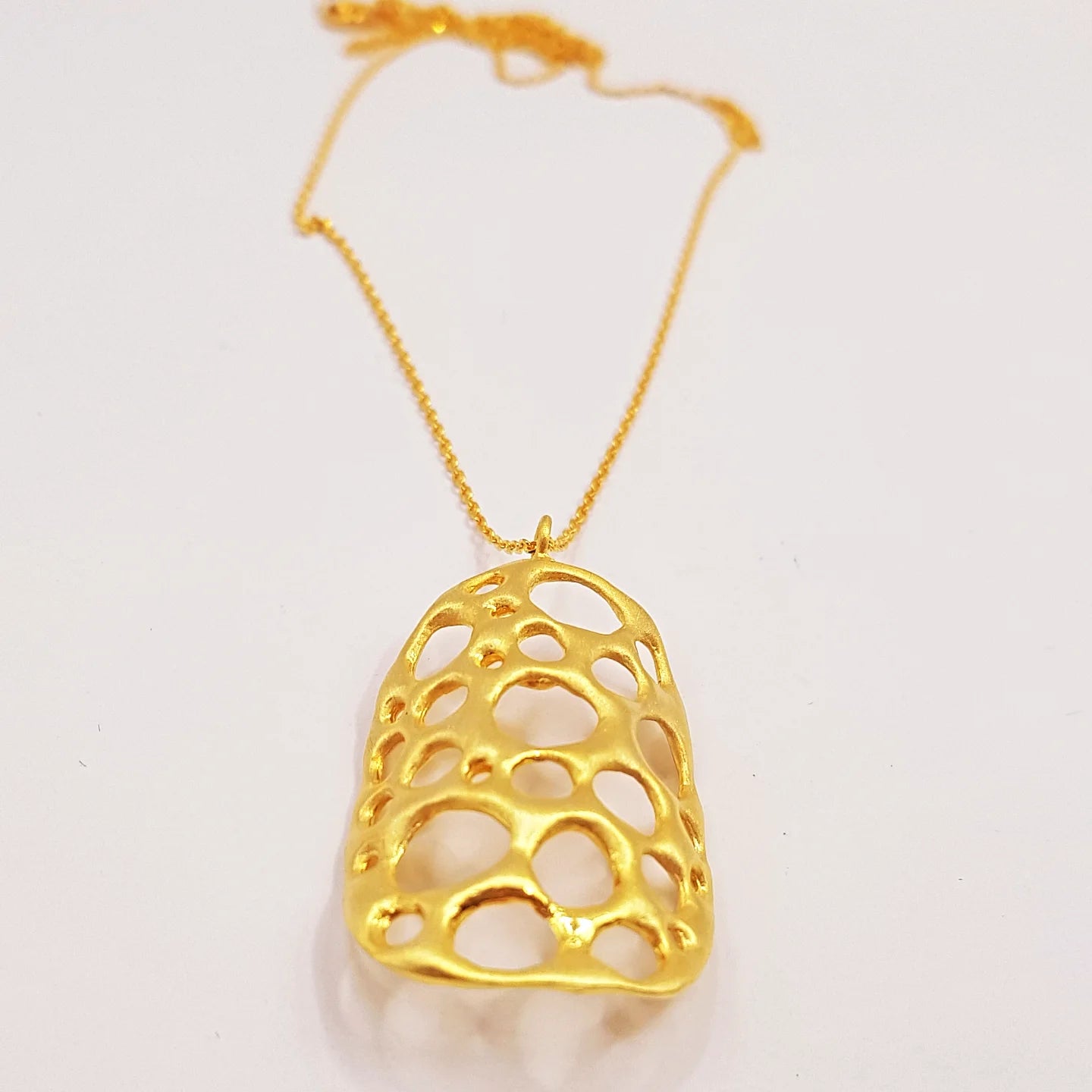 amorf ajurlu gümüş takı - su altı canlılarından ilham almış tasarım