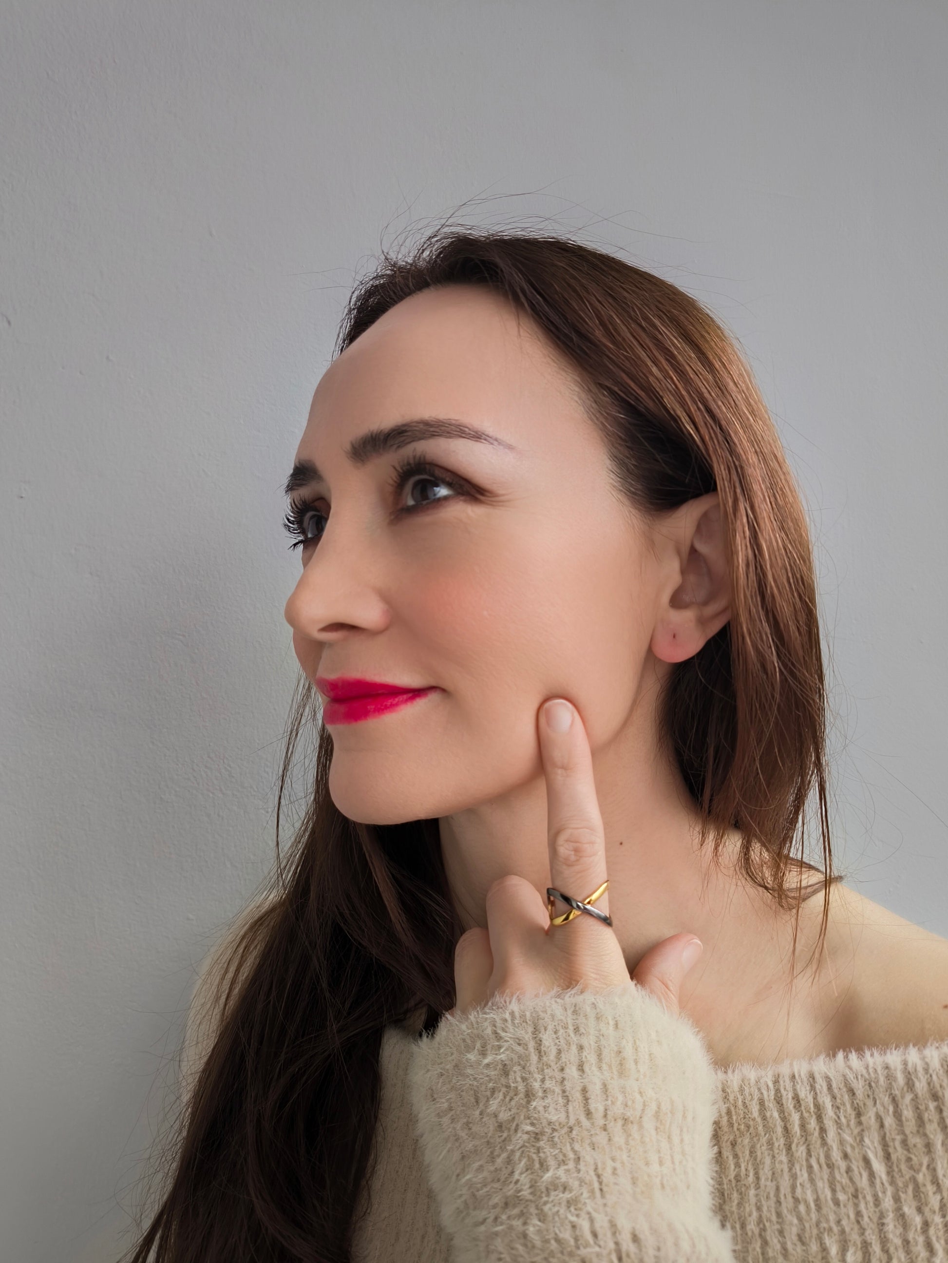 sonsuzluk yüzük – 925 ayar gümüş altın ve rodyum kaplama anlamlı tasarım