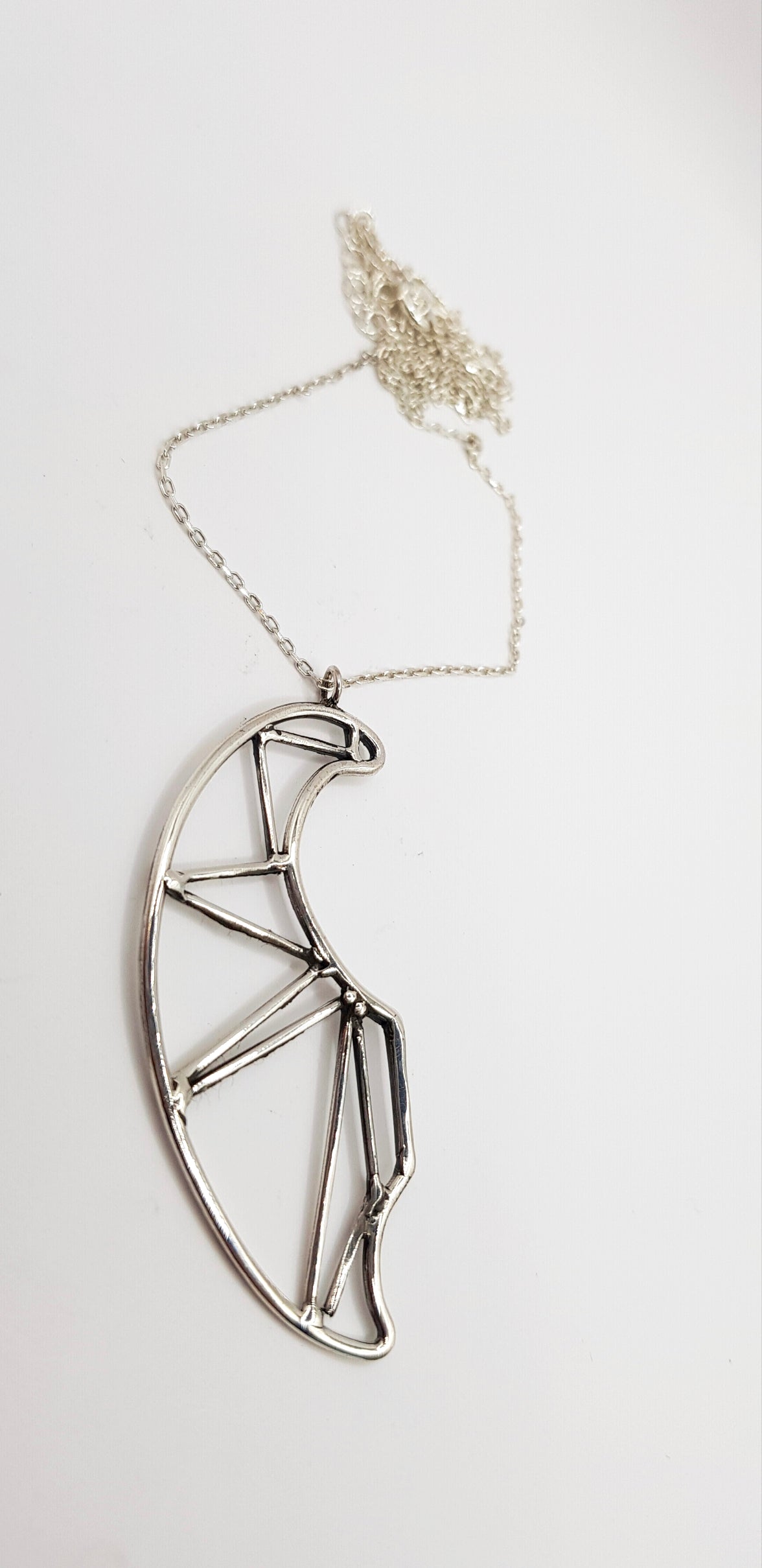 tutunduğum kolye – 925 ayar gümüş, içsel dönüşüm temalı el yapımı tasarım