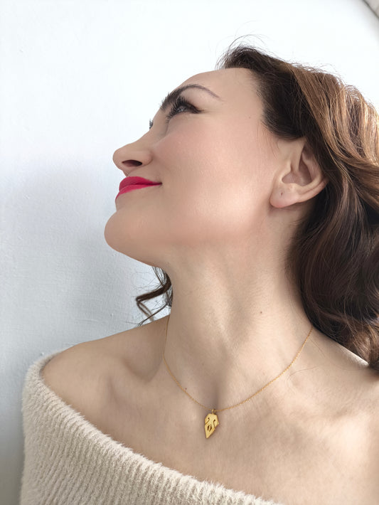 koç boynuzu kolye – zarif altın kaplama bereket sembolü