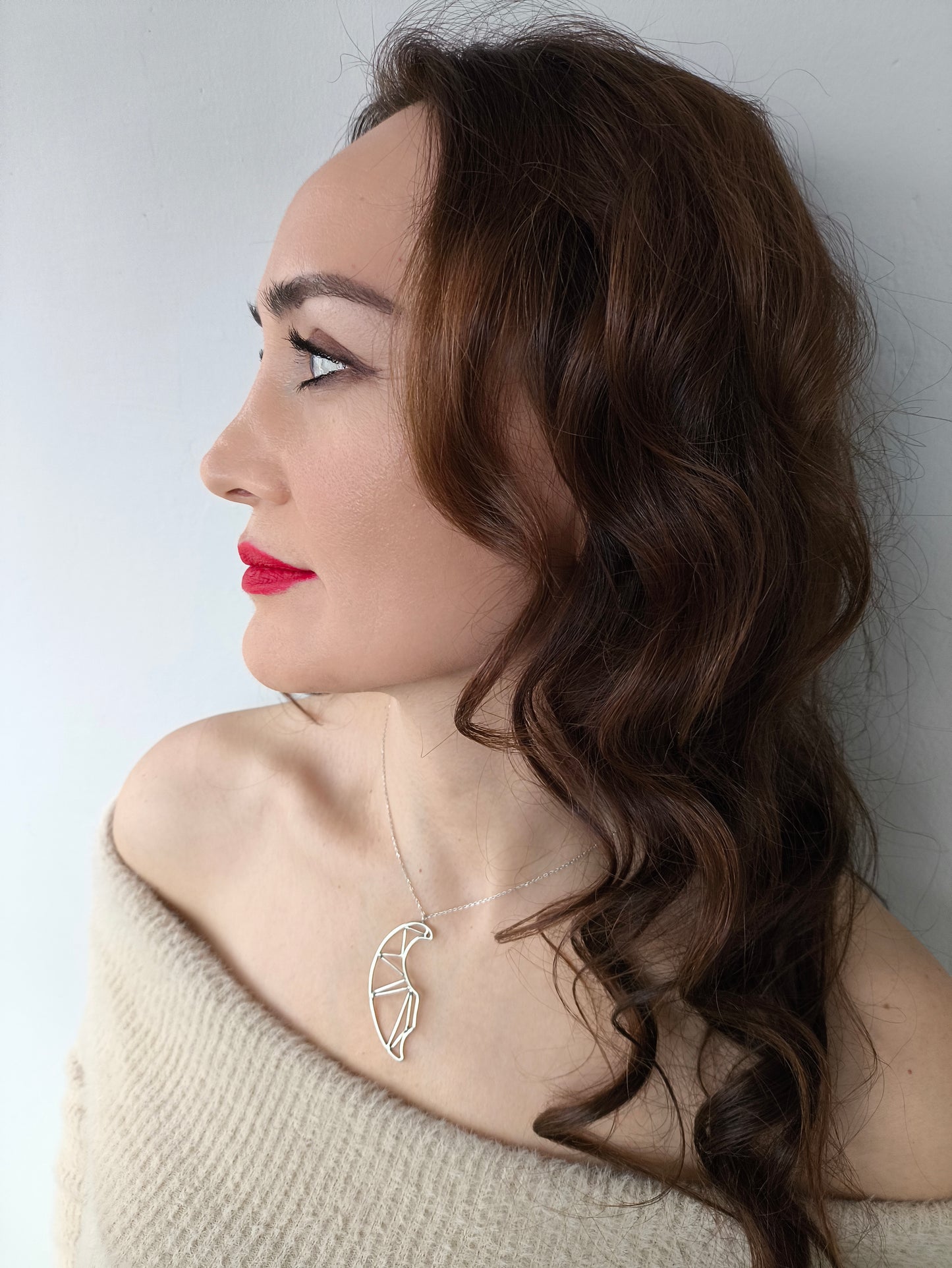 tutunduğum kolye – 925 ayar gümüş, içsel dönüşüm temalı el yapımı tasarım