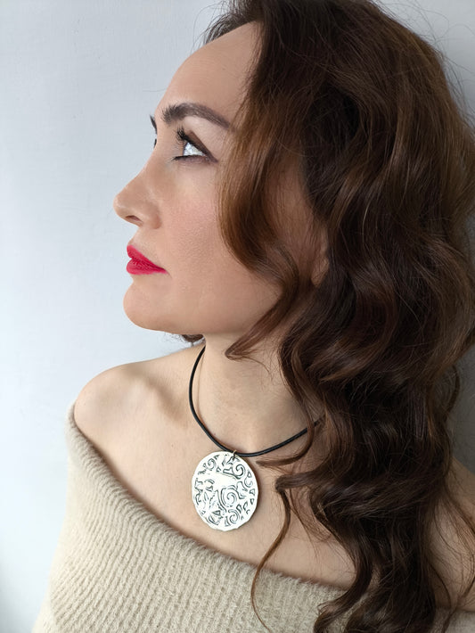 erhani tekniği kuş kolye – el yapımı 995 ayar gümüş tasarım