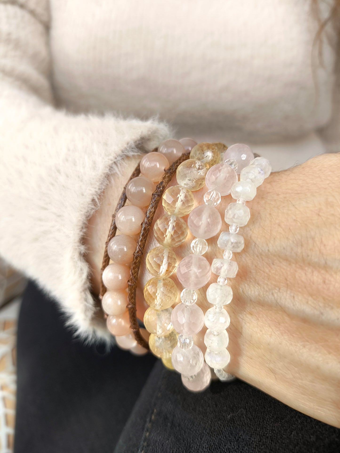 Sitrin Taşlı Bileklik