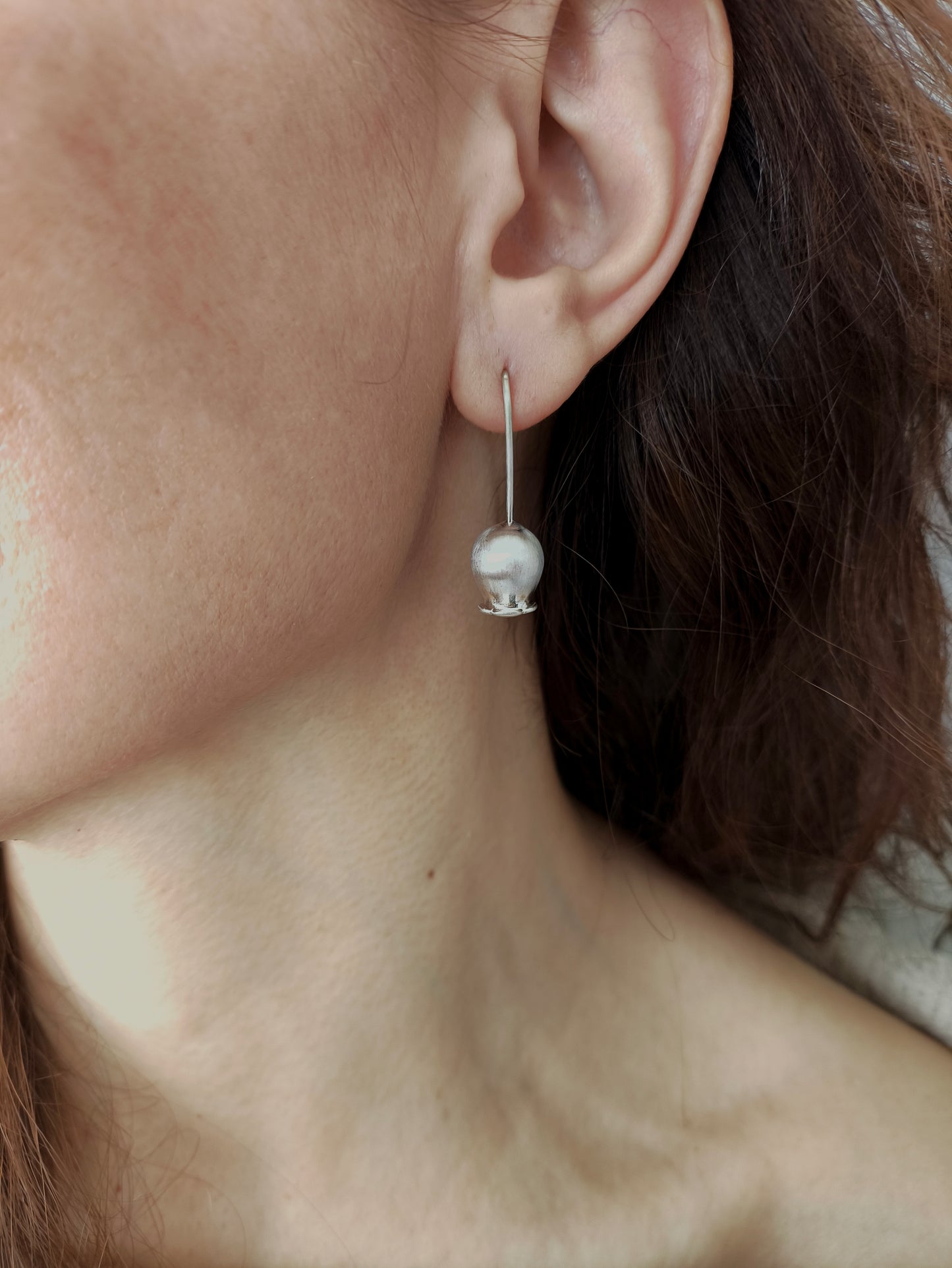 gümüş kocayemiş küpe takımı – doğadan ilham alan el yapımı tasarım