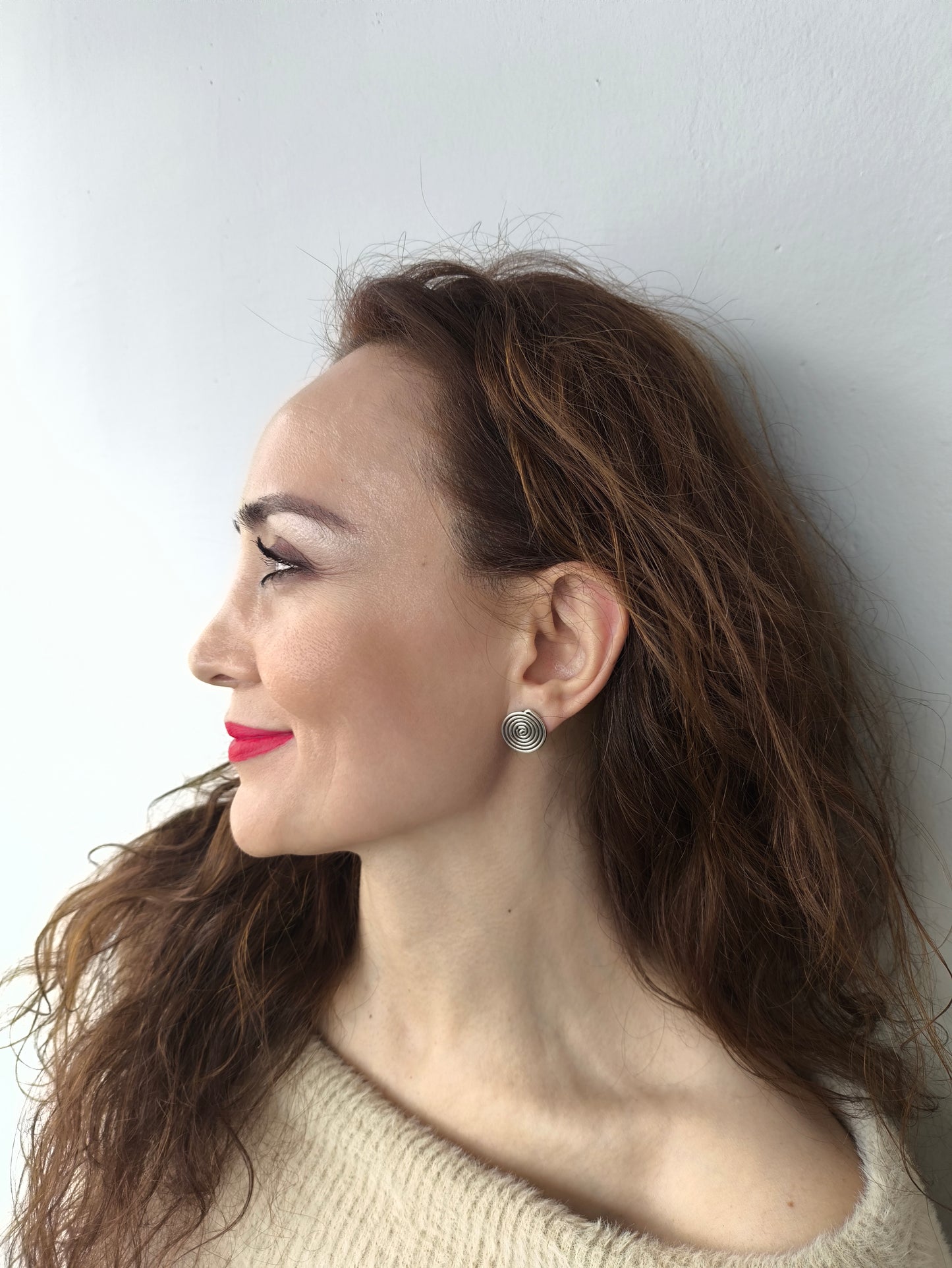 Spiral Sarmal Küpe Takımı