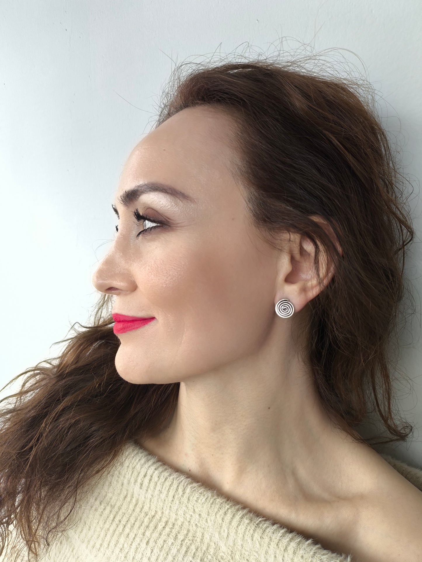 Spiral Sarmal Küpe Takımı