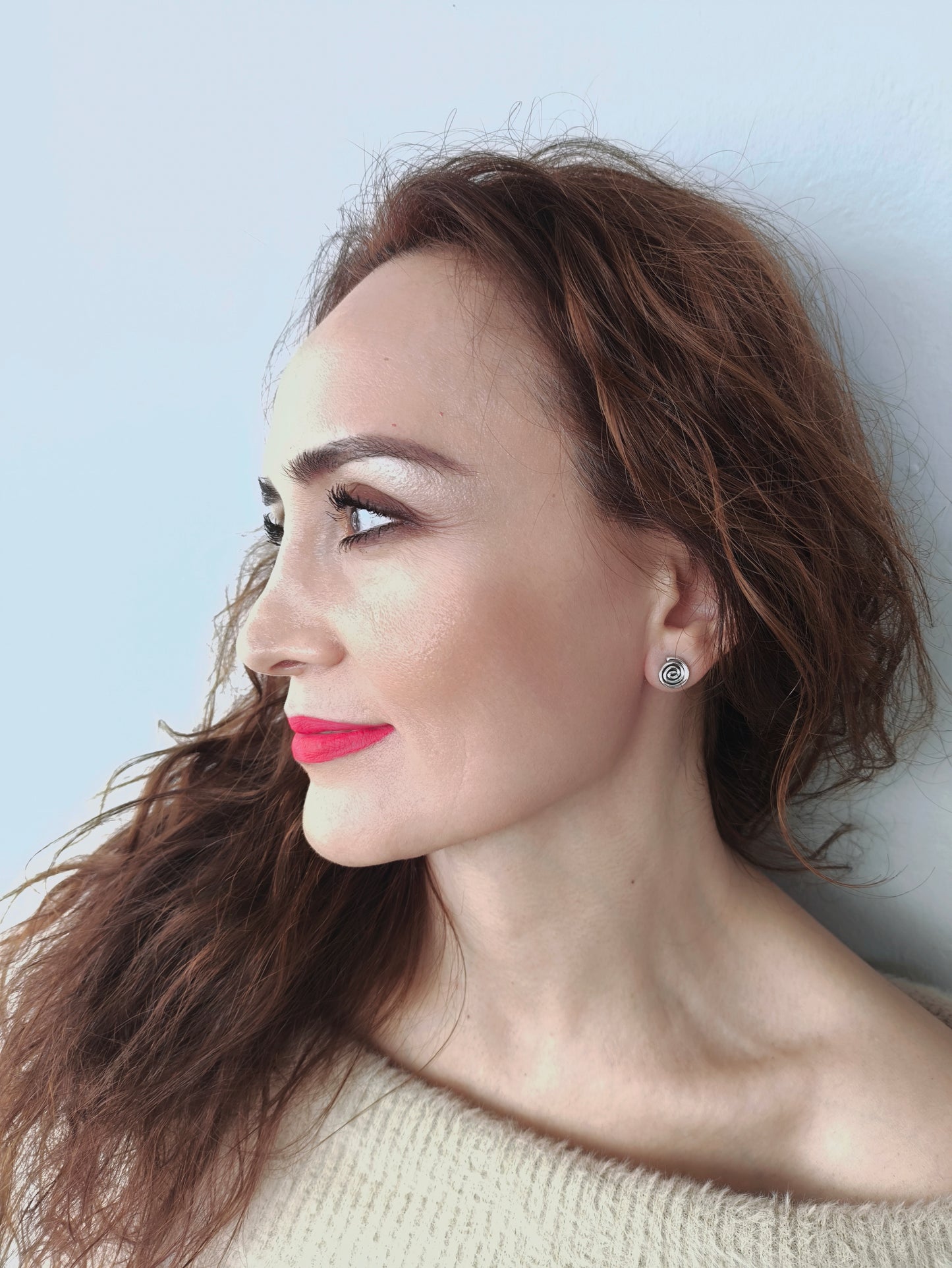 Spiral Sarmal Küpe Takımı