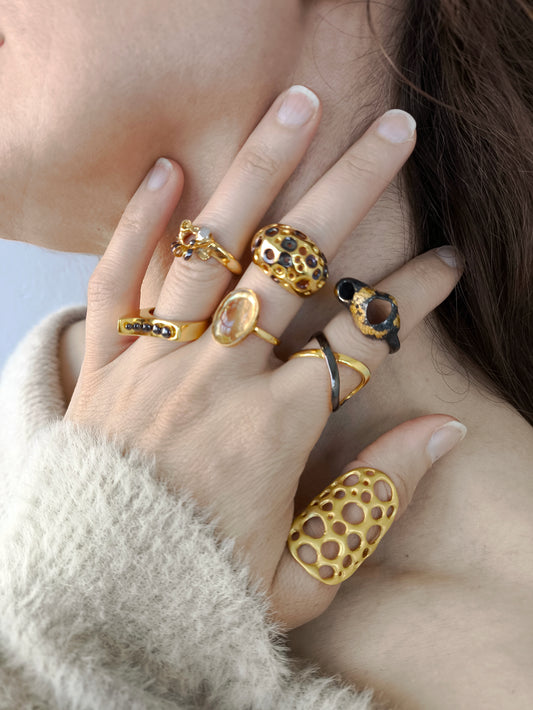 sonsuzluk yüzük – 925 ayar gümüş altın ve rodyum kaplama anlamlı tasarım