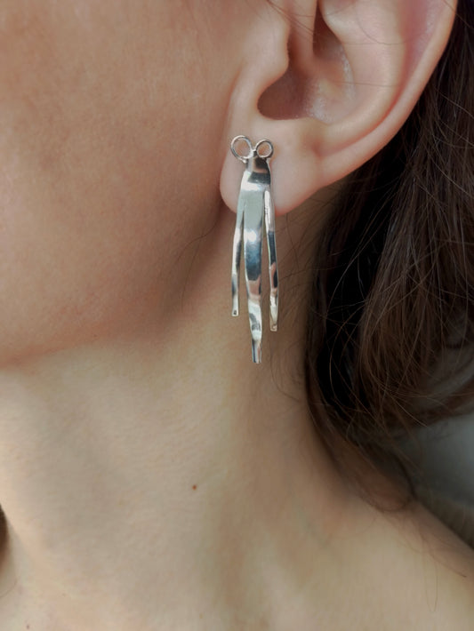 Üç Parmak Küpe Takımı